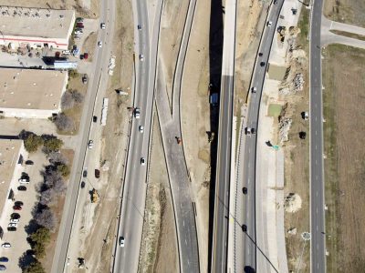 January 2015: 35W looking NB just south of IH 820