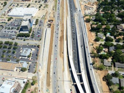 September 2013: SH 121/183 west of Precinct Line Road