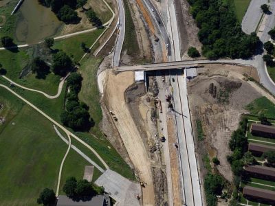287 at Chambers St. looking east