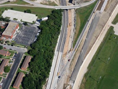 287 east of 35W looking west