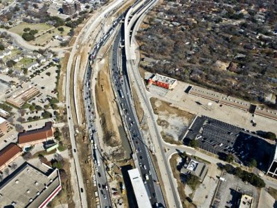 December 2013: SH 121/183 west of Precinct Line Road
