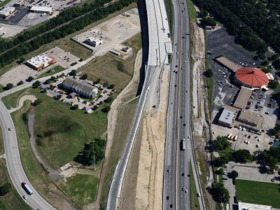 35W at Northside Dr Yucca Ave looking north