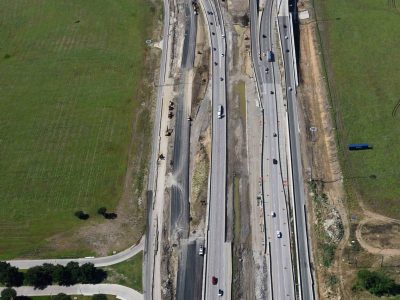35W just north of I-820 looking south
