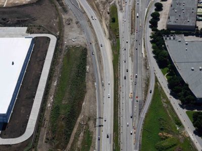 820 at Mark IV Pkwy. looking east