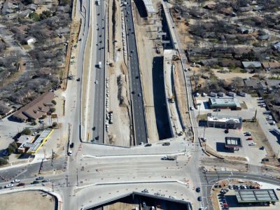 January 2014: SH 121/183 at Brown Trail