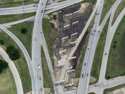 May 2015: 35W at Pharr St looking south