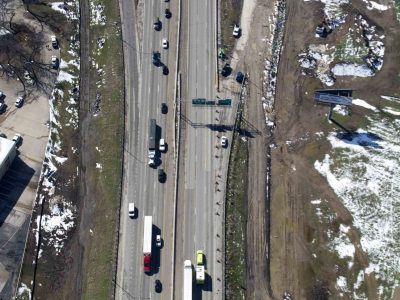 35W just north of Northside Dr looking southbound