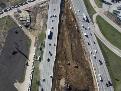 January 2015: 35W looking SB south of SH 121