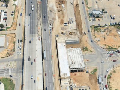 August 2013: SH 121/183 at Central Drive