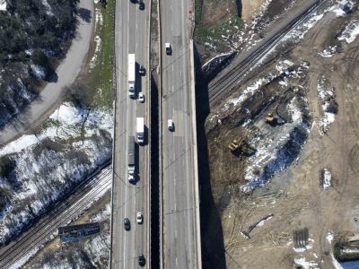 35W between northside dr and NE 28th st looking southbound