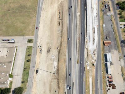 August: 35W north of Meacham Blvd. looking north