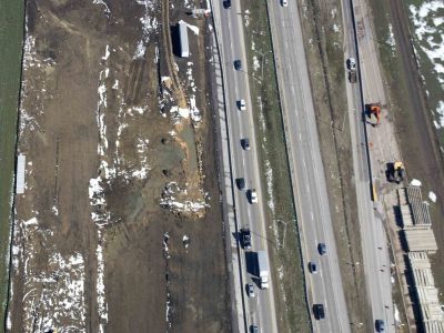 February 2015: 35W looking northbound south of Meacham Blvd