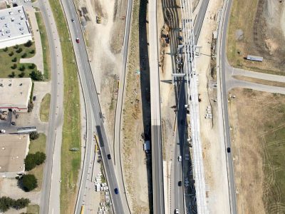 August: 35W south of I-820 looking north