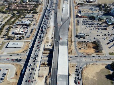 January 2014: SH 121/183 at Central Drive