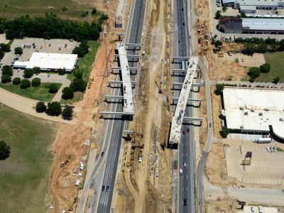 May 2013: Future TEXpress on-ramp and off-ramp along SH 183