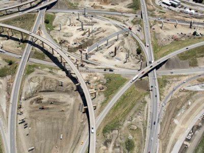 35W at the I-820 35W interchange looking south