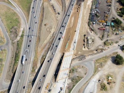 August: 35W just south of SH 121 looking north
