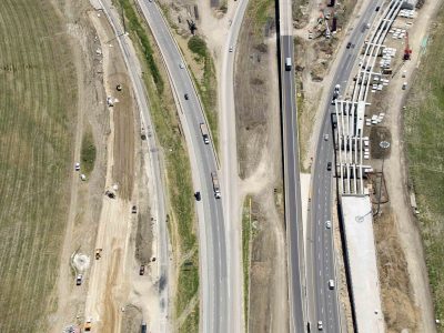 35W just north of I-820 looking south
