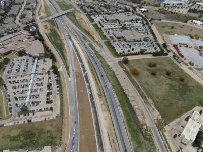 November 2013: SH 121 north of Murphy Drive