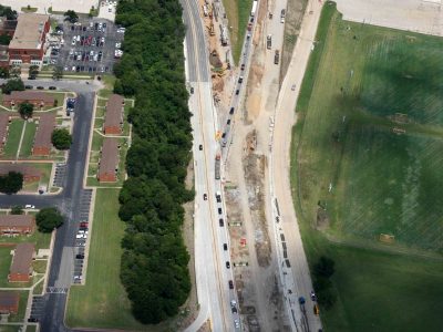 287 just east of I-35W looking northwest