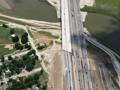 35W at the Trinity River looking northbound