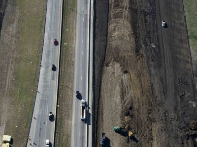 January 2015: 35W looking SB south of Meacham Blvd