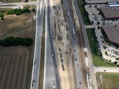 35W south of Meacham Blvd. looking northbound