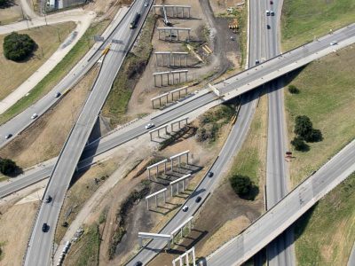 August: 35W at SH 121 looking south