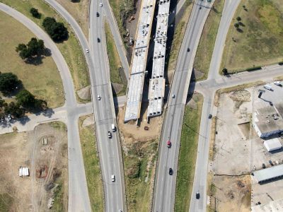 August: 35W between SH 121 and Pharr St. looking south