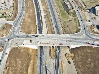 December 2013: SH 121 at Murphy Drive