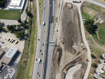 August: 35W at Northside Dr. Yucca Ave. looking south