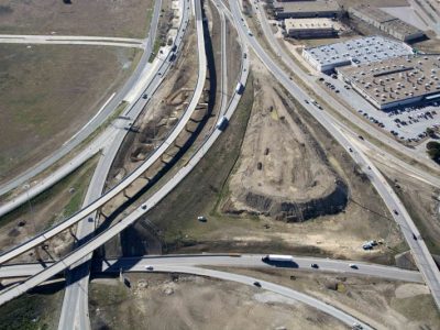 January 2015: 35W-820 interchange looking SB