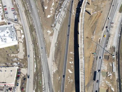 February 2015: 35W looking northbound just south of IH 820