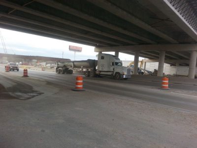 November 2013: Under Iron Horse Blvd.