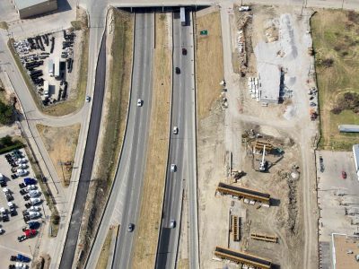 August: 35W at Papurt St. looking south