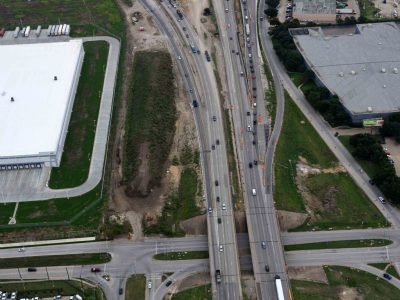 820 at Mark IV Pkwy. looking east