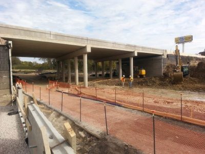 November 2013: Westbound IH 820 between Iron Horse Blvd. and Denton Hwy 377
