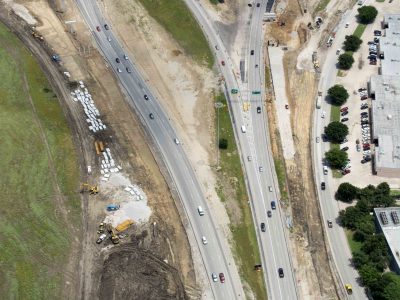 May 2015: 820 just west of Mark IV Pkwy looking east