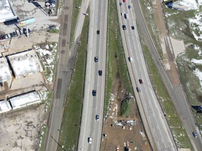 35W at Pharr St looking Northbound