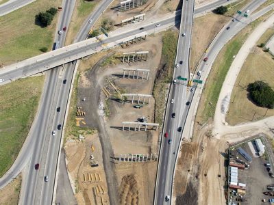 August: 35W at SH 121 looking north