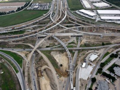 820-35W interchange looking east