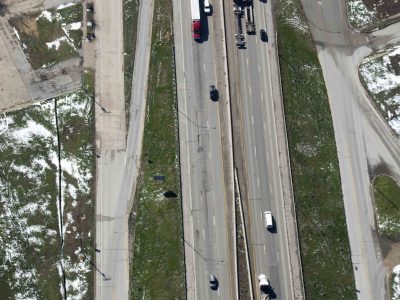 February 2015: 35W looking southbound at Carver Ave
