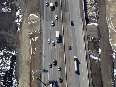February 2015: 35W looking southbound just north of the Trinity River