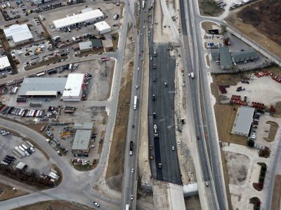 35W at 33rd St looking south