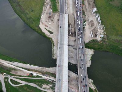 35W at the Trinity River looking northbound