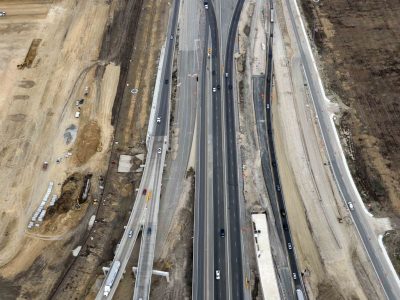 35W just north of I-820 looking north