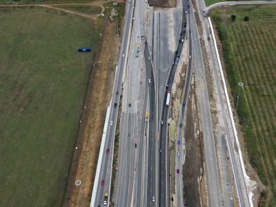 35W just north of I-820 looking northbound