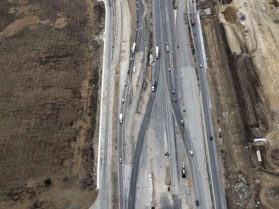 35W just north of I-820 looking south
