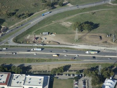 October 2014: 35W just north of Northside Drive/Yucca Avenue