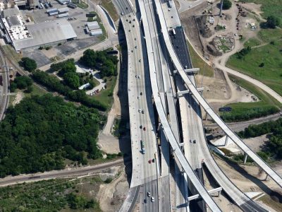 Aerial photos - 35W Construction - May 2018 - LBJ, NTE & NTE